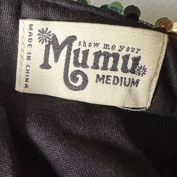 Mumu Leigh High Waisted Striped Sequin Pants New Size Medium - Picture 7 of 8